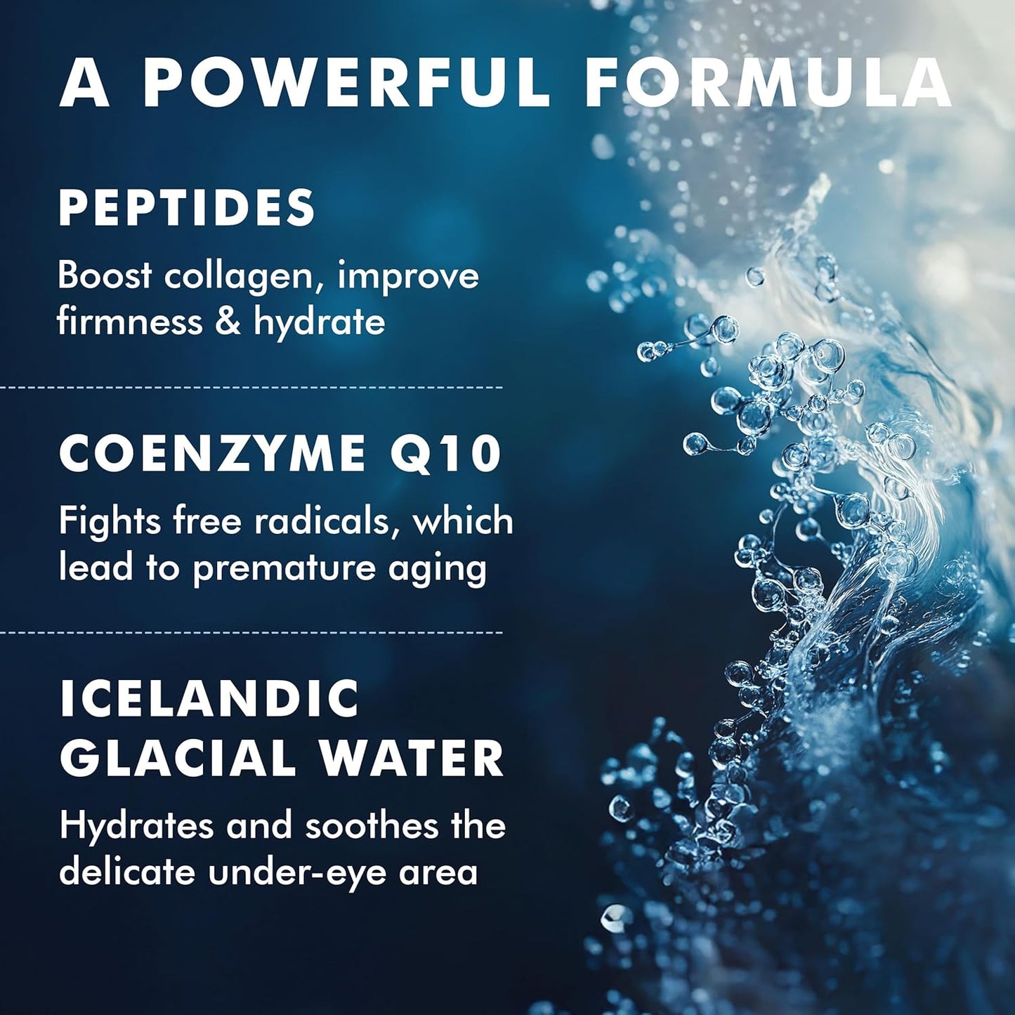 Hydro Cool Patches – 16 Pairs with Peptides & Coq10